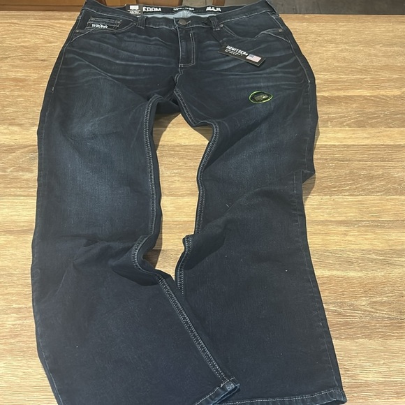 NWT Howitzer Men's Denim Jeans FREEDOM HELMET PARACORD regular boot Military 40 - Picture 8 of 16